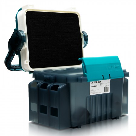 Caixa de Pesca DS 791-BBK Daisen Azul e Preta