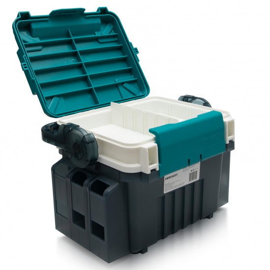 Caixa de Pesca DS 7050-BBK Daisen Azul e Preta Caixa de Pesca DS 7050-BBK Daisen Azul e Preta