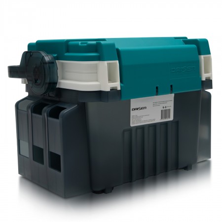 Caixa de Pesca DS 7070-BBK Daisen Azul e Preta