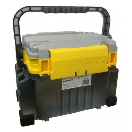 Caixa de Pesca DS 7070-YBK Daisen Amarela e Preta
