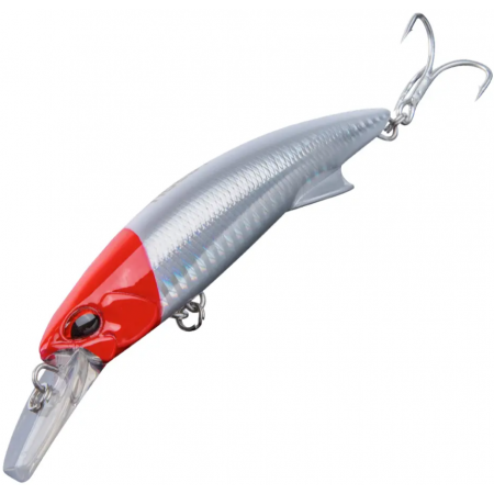 Isca Artificial G-Control Minnow Noeby 110mm Prata e Vermelho Isca Artificial G-Control Minnow Noeby 110mm Prata e Vermelho