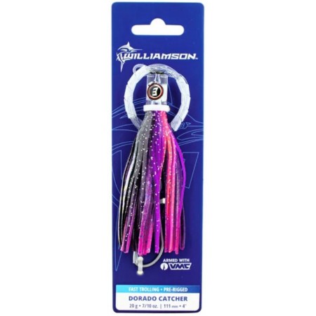 Lula Artificial Para Corrico Dorado Catcher 4" Roxo e Preto BK