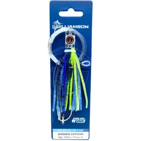 Lula Artificial Para Corrico Dorado Catcher 4" Azul e Verde MH