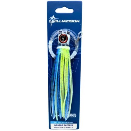 Lula Artificial Para Corrico Dorado Catcher 6" Azul e Verde MH