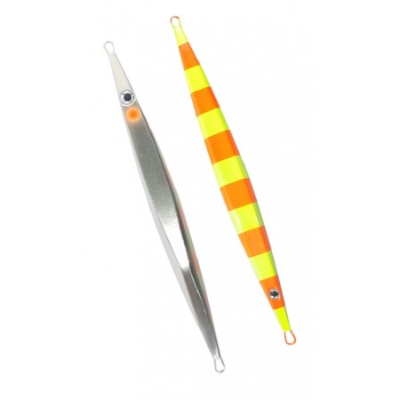 Jig Jack 300g Amarelo e Laranja com Prata - Glow