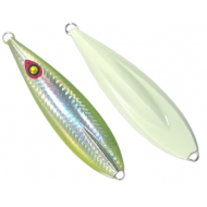 Slow Jig Hippo 150g Amarelo e Holográfico com Glow