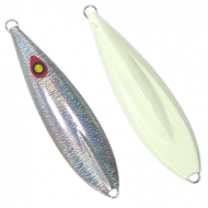 Slow Jig Hippo 100g Prata Holográfico com Glow Slow Jig Hippo 100g Prata Holográfico com Glow