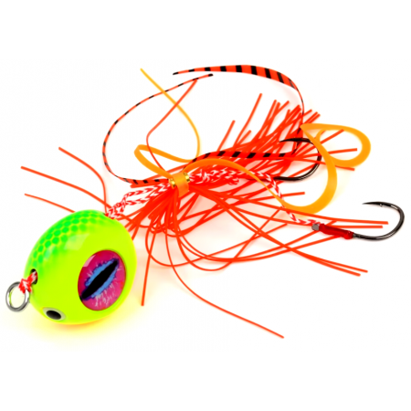 Isca Artificial Jig Tai Hubber 120g Amarelo