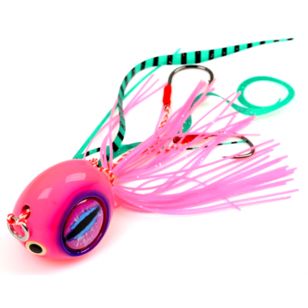 Isca Artificial Jig Tai Hubber 120g Rosa