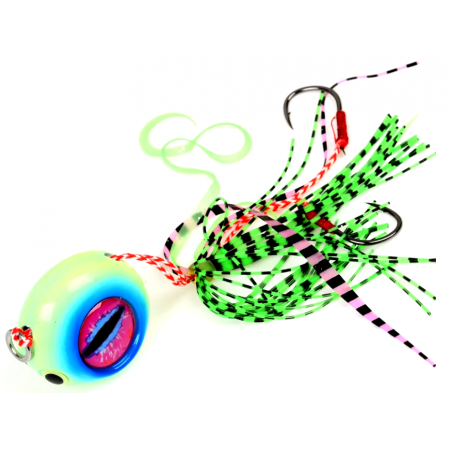 Isca Artificial Jig Tai Hubber 120g Verde Glow