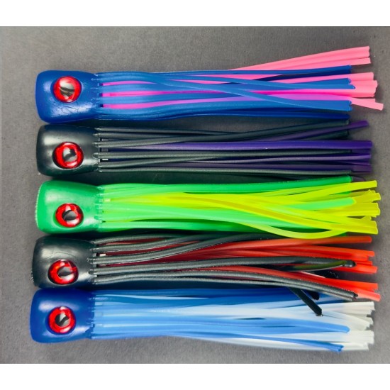 Lula Artificial Soft Para Corrico Oceânico 150mm Azul e Rosa