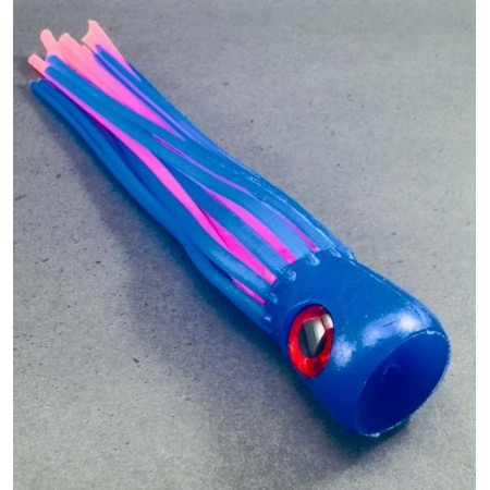 Lula Artificial Soft Para Corrico Oceânico 150mm Azul e Rosa