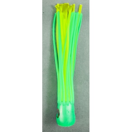 Lula Artificial Soft Para Corrico Oceânico 150mm Verde e Amarelo Lula Artificial Soft Para Corrico Oceânico 150mm Verde e Amarelo