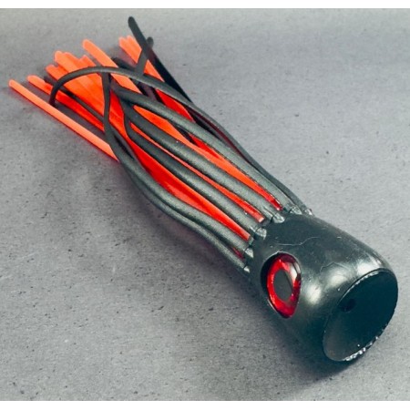 Lula Artificial Soft Para Corrico Oceânico 150mm Vermelho e Preto