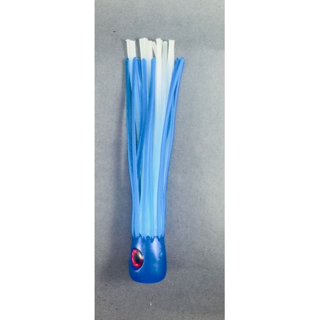 Lula Artificial Soft Para Corrico Oceânico 150mm Azul e Branco