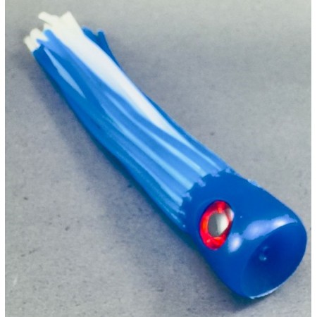 Lula Artificial Soft Para Corrico Oceânico 150mm Azul e Branco