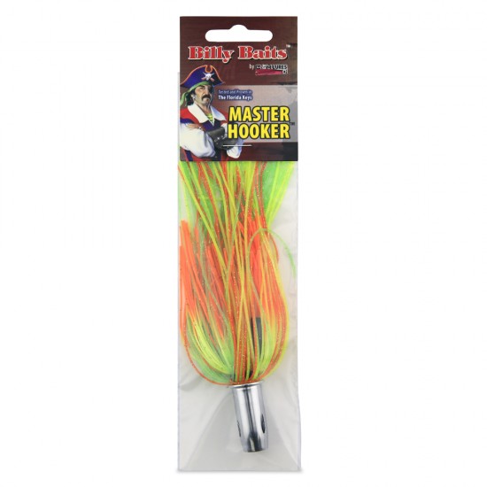 Isca Master Hooker Billy Baits Tipo Lula para Corrico - Cor GRN/ORN Isca Master Hooker Billy Baits Tipo Lula para Corrico - Cor GRN/ORN