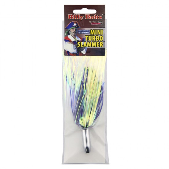 Isca Mini Turbo Slammer Billy Baits Tipo Lula para Corrico - Cor PRL/BLU Isca Mini Turbo Slammer Billy Baits Tipo Lula para Corrico - Cor PRL/BLU