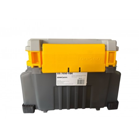 Caixa de Pesca DS 7050-YBK Daisen Amarela e Preta