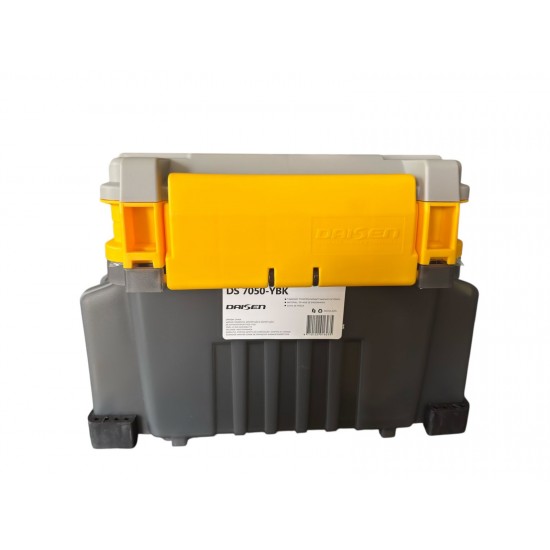 Caixa de Pesca DS 7050-YBK Daisen Amarela e Preta