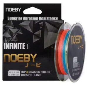 Linha Multifilamento Noeby X8 - P.E 5 0,37mm - 70lb - 300m - Multicolor