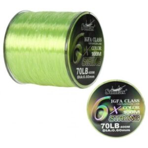Linha Monofilamento Strong 6x IGFA 0,60mm - 70lbs - 400m - Sumax - Amarelo