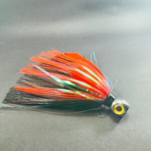 Isca Artificial Lula p/ Corrico Cabeça de Metal 17cm - DW Fishing -  Vermelho e Preto