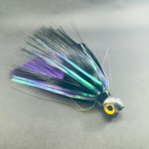 Isca Artificial Lula p/ Corrico Cabeça de Metal 17cm - DW Fishing -  Roxo e Preto