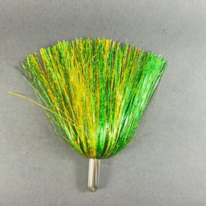 Isca Artificial Lula p/ Corrico Cabeça de Metal 13cm - DW Fishing -  Verde e Dourado