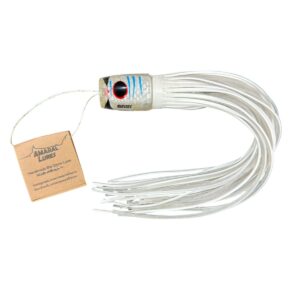 Lula p/ Corrico Amaral Lures Urutu 8" - Branco e Prata