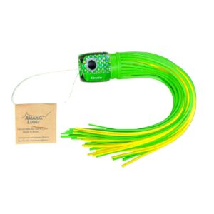 Lula p/ Corrico Amaral Lures Urutu 8" - Verde e Amarelo