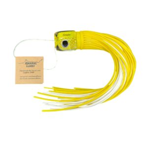 Lula p/ Corrico Amaral Lures Urutu 8" - Amarelo e Branco