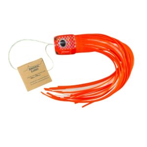 Lula p/ Corrico Amaral Lures Urutu 8" - Laranja e Branco