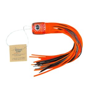 Lula p/ Corrico Amaral Lures Urutu 8" - Laranja e Preto