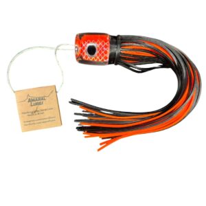 Lula p/ Corrico Amaral Lures Urutu 8" - Preto e Laranja