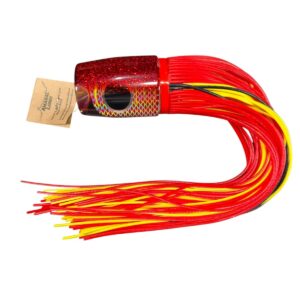 Lula p/ Corrico Amaral Lures Diamondback 13" - Verm/Amrlo