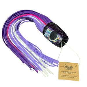 Lula p/ Corrico Amaral Lures Jararaca 12" - Roxo e Branco