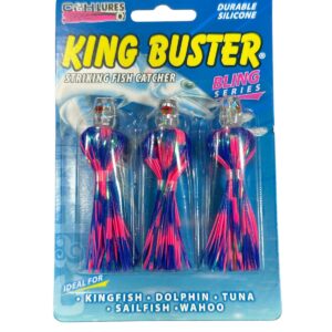 Isca Artificial King Buster BS - Azul e Pink