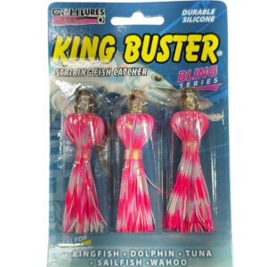 Isca Artificial King Buster BS - Pink e Branco
