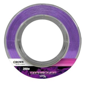 Linha Multifilamento Connection 12x 0,23mm - 30lbs - 300m - Crown - Roxa