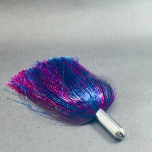 Isca Artificial Lula p/ Corrico Cabeça de Metal 13cm - DW Fishing -  Rosa e Azul
