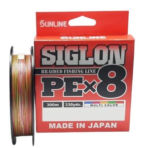 Linha Sunline Siglon X8 PE8 - 0,483mm - 100lbs - 300m - Multicolor