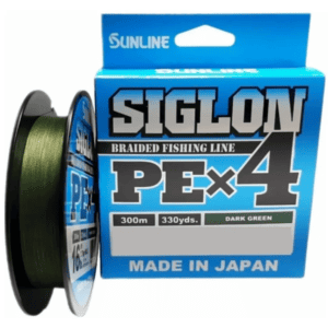Linha Sunline Siglon X4 PE3 - 0,296mm - 50lbs - 300m - Dark Green