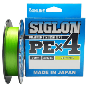 Linha Sunline Siglon X4 PE1.2 - 0187mm - 20lbs - 300m - Light Green